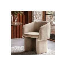 Gallery Direct Holm Dining Chair in Cream Gallery Direct Holm Dining Chair in Cream