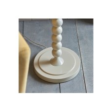 Gallery Direct Higgledy Floor Lamp Base Gloss Almond White Paint