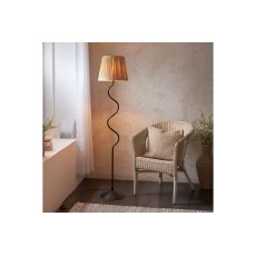Gallery Direct Wriggle 1 Floor Lamp Matt Black