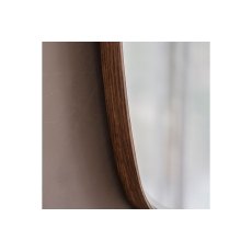 Gallery Direct Keaton Mirror Walnut 900x550mm