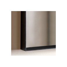 Gallery Direct Holworth Overmantle Mirror Black 900x1100mm