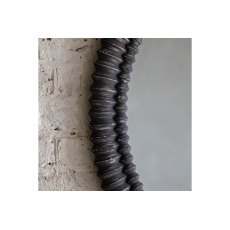 Gallery Direct Pimlico Round Mirror Black Wash 900mm