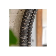 Gallery Direct Pimlico Arch Overmantle Black Wash 1200x1000mm