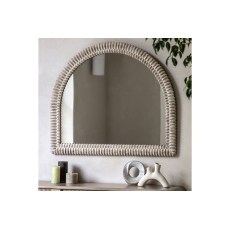 Gallery Direct Pimlico Arch Overmantle White Wash 1200x1000mm