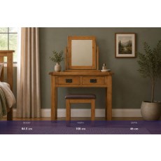 Salisbury Waxed Premium Oak Dressing Table