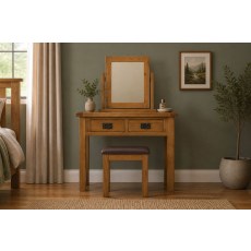 Salisbury Waxed Premium Oak Vanity Mirror