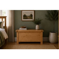 Salisbury Waxed Premium Oak Storage Box
