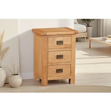Salisbury Waxed Premium Oak Wide Bedside Table Salisbury Waxed Premium Oak Wide Bedside Table
