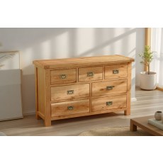 Salisbury Waxed Premium Oak 3 Over 4 Chest Of Drawers Salisbury Waxed Premium Oak 3 Over 4 Chest Of Drawers
