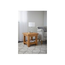 Salisbury Waxed Premium Oak Lamp Table