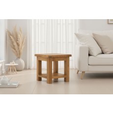 Salisbury Waxed Premium Oak Lamp Table