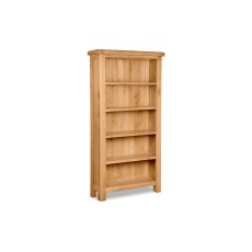 Salisbury Waxed Premium Oak Large Bookcase - Self Assembly