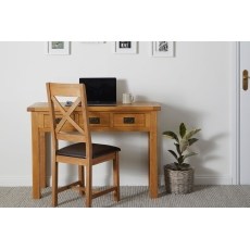 Salisbury Waxed Premium Oak Single Desk