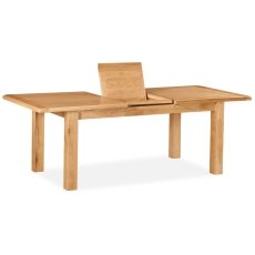 Salisbury Waxed Premium Oak Compact Extending Dining Table