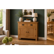Salisbury Waxed Premium Oak Mini Sideboard