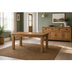 Salisbury Waxed Premium Oak Dining Table 1500Mm