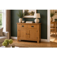 Salisbury Waxed Premium Oak Small Sideboard