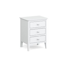 Hampstead Painted White Bedside Table