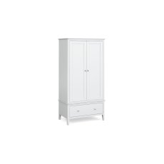 Hampstead Painted White Gents Wardrobe