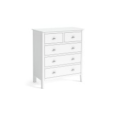 Hampstead Painted White 2 Over 3 Chest Of Drawers