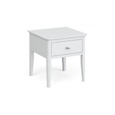 Hampstead Painted White Lamp Table Self Assembly