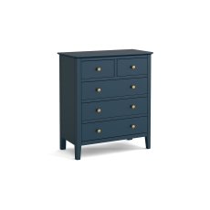 Harrogate Painted Blue 2 Over 3 Chest Of Drawers