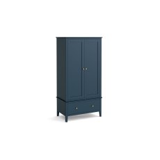 Harrogate Painted Blue Gents Wardrobe