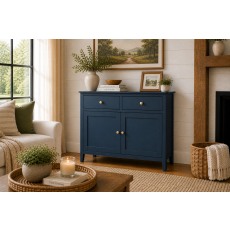 Harrogate Painted Blue 2 Door Sideboard Harrogate Painted Blue 2 Door Sideboard