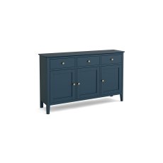 Harrogate Painted Blue 3 Door Sideboard