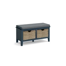 Harrogate Painted Blue Storage Bench
