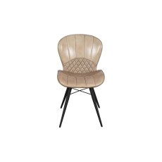 Amory PU Leather Dining Chair in Beige