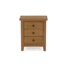 Burford Country Oak Bedside Table