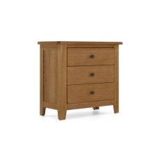 Burford Country Oak 3 Drawer Chest of Drawers