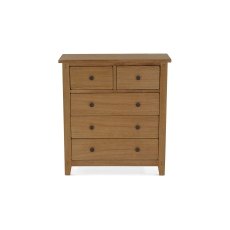 Burford Country Oak 2 Over 3 Chest of Drawers