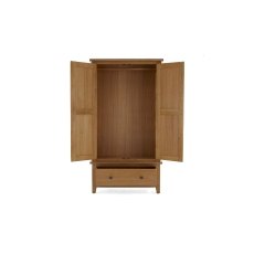 Burford Country Oak Gents Wardrobe