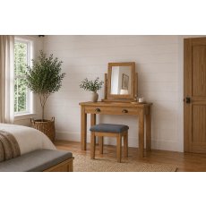 Burford Country Oak Dressing Table Set