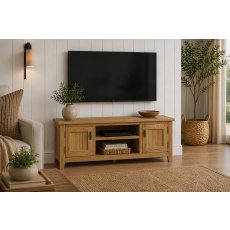 Burford Country Oak 150cm TV Unit