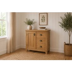 Burford Country Oak Mini Sideboard