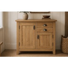 Burford Country Oak Small Sideboard