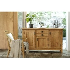 Burford Country Oak Large Sideboard