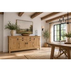 Burford Country Oak Extra Large Sideboard