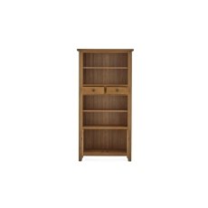 Burford Country Oak Display Bookcase