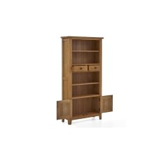 Burford Country Oak Display Bookcase
