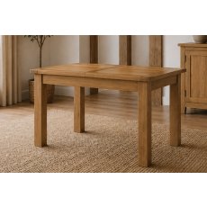 Burford Country Oak Compact Butterfly 120-165cm Extending Dining Table