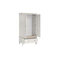 Marlow Oak Painted Coconut White Gents Wardrobe Marlow Oak Painted Coconut White Gents Wardrobe