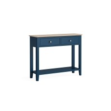 Marlow Oak Painted Navy Blue Console Table