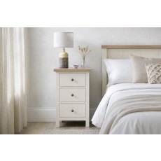 Modern Country Painted Oak Coconut White Bedside Table Modern Country Painted Oak Coconut White Bedside Table