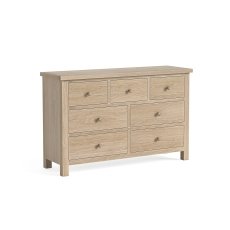 Modern Country Oak 3 Over 4 Chest of Drawers