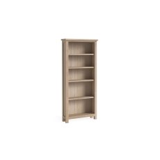 Modern Country Oak Large Bookcase