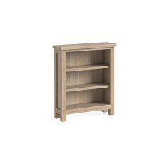 Modern Country Oak Low Bookcase